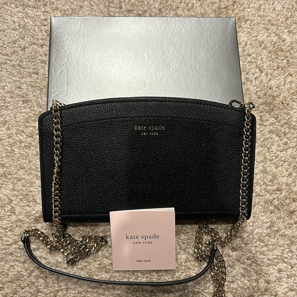 Kate spade knott black crossbody bag- NIB